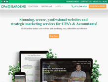 Tablet Screenshot of cpagardens.com